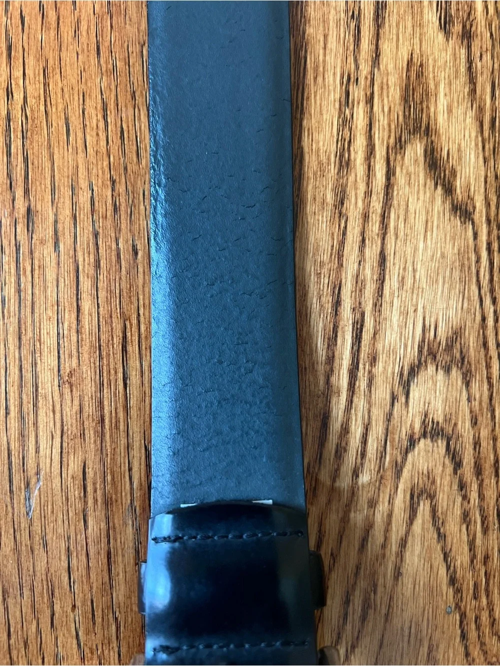 Hugo Boss Belt Men’s 100% Leather with Silver-Tone Buckle Black Size 44/115